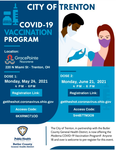 The City of Trenton offers the COVID-19 vaccination program
