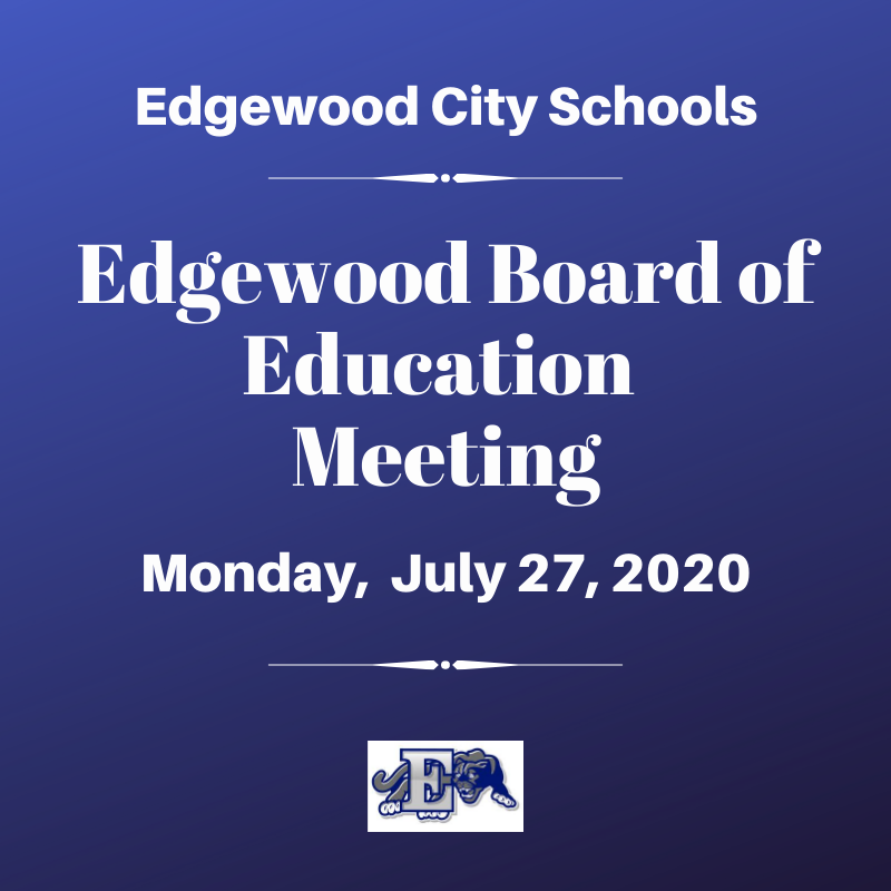 July Board of Education Meeting