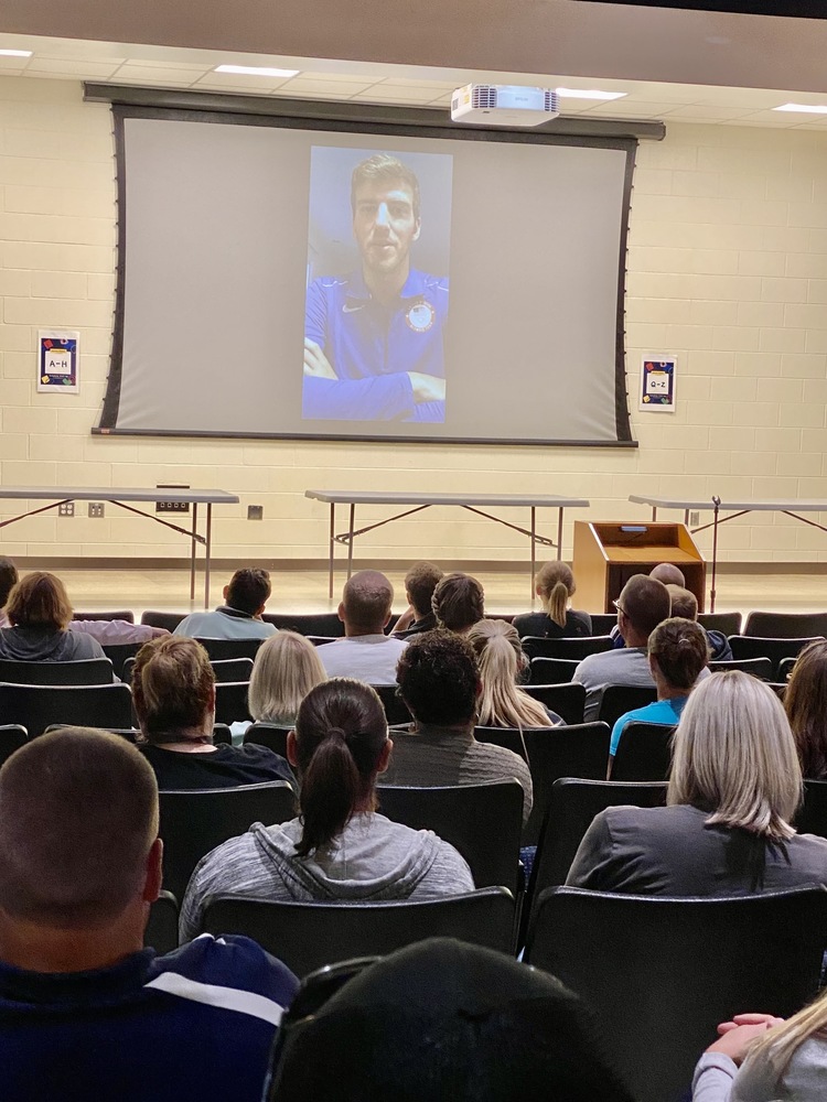 Edgewood Alumnus and 2-time Olympic Gold Medalist Zach Apple's message to Edgewood Staff