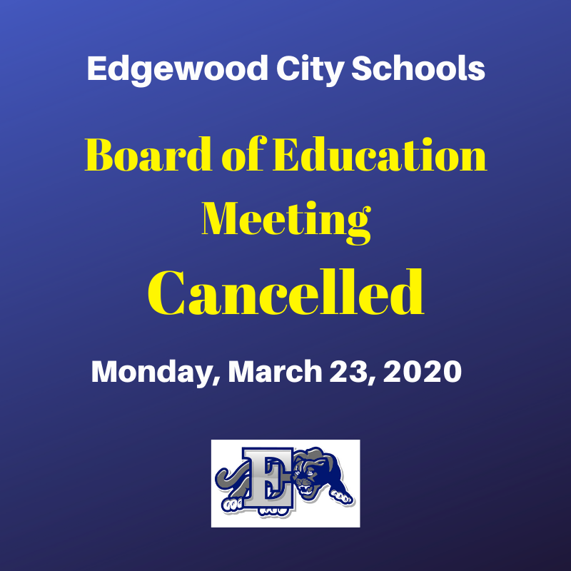 Board Meeting Cancelled