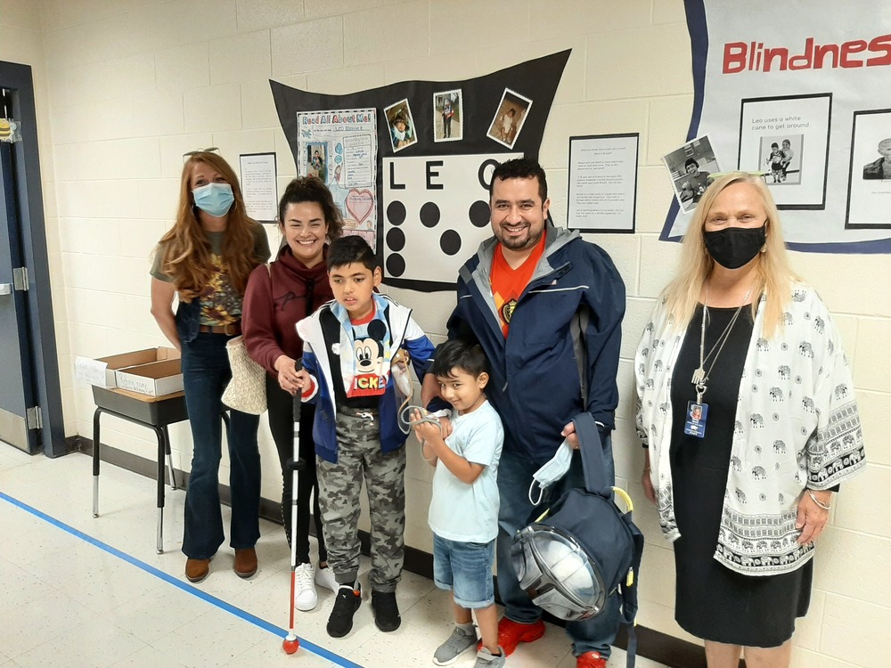 EIS recognize students during October - Blindness Awareness Month