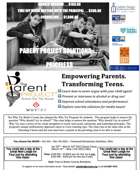 Parent Project classes begin soon. Sign up today! | Edgewood City Schools