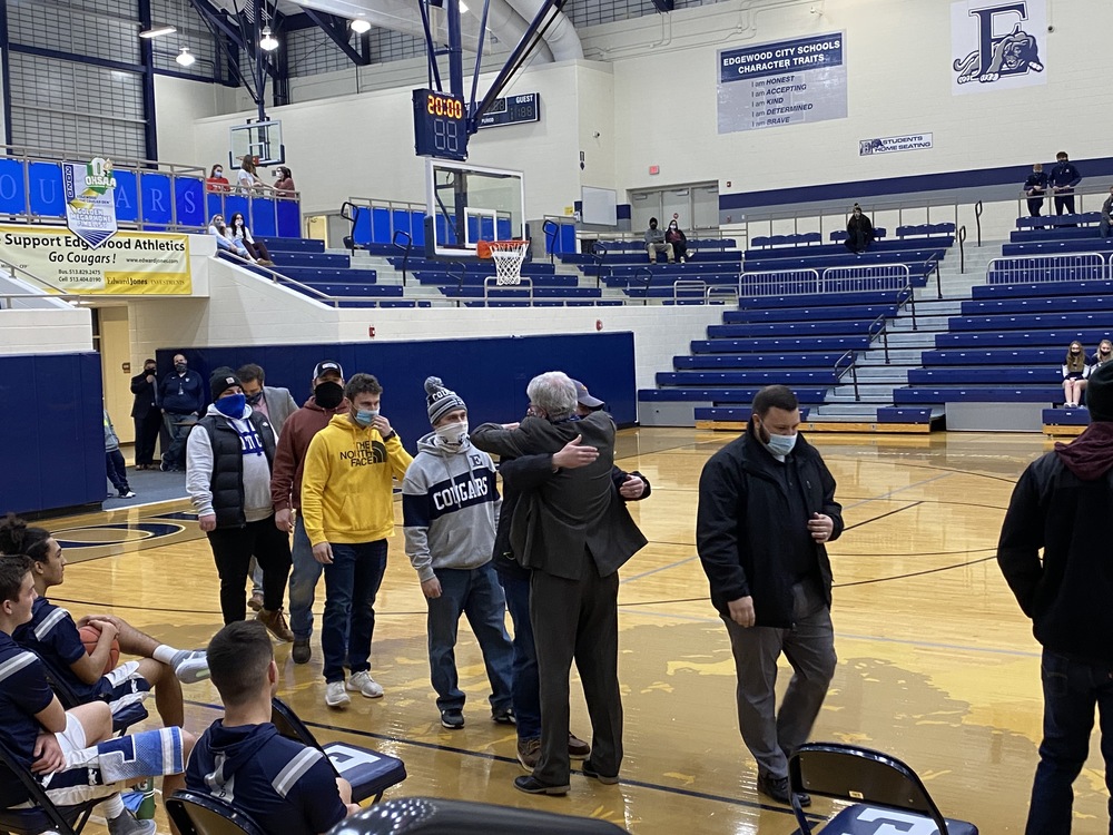 Alumni Players Honor Coach John Thomas Final Home Game
