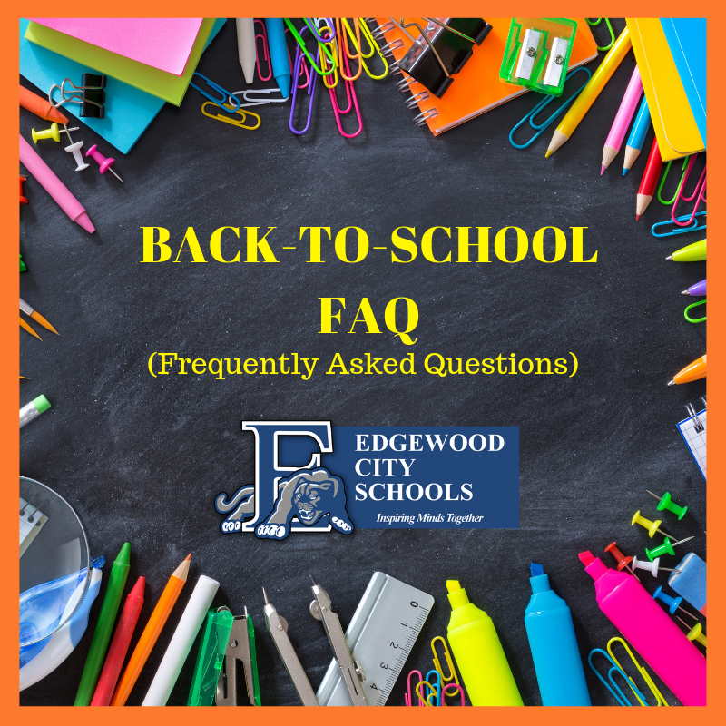 Back to School FAQ graphic