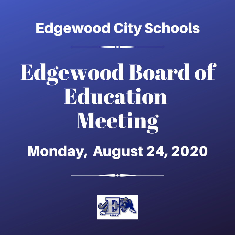 August Board of Education Meeting