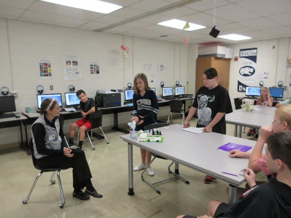EMS STEM Class Students Create Therapeutic Toy