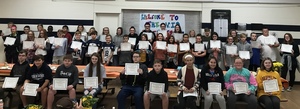EMS Students of the Quarter Honored at a VIP Breakfast