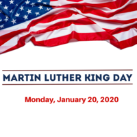 No School Monday, January 20