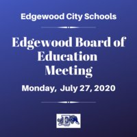 July Board of Education Meeting