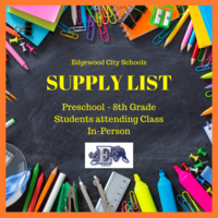 Supply List for Students Planning to Attend School In-Person this Fall