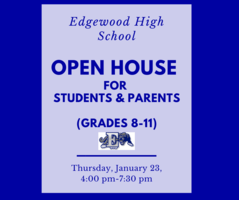 Open House Event for 8th Grade- 11th Grade Students and Parents