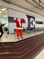 Mrs. Hurst, Mrs. Krabbe, Mrs. Ott host Christmas Party