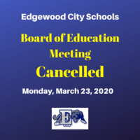 Board Meeting Cancelled