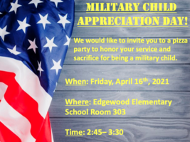 EES Hosting Military Child Appreciation Day!