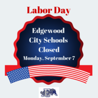 No School Monday, September 7