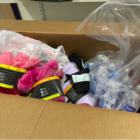 Bridgewater Falls Walmart Donate Items to EES