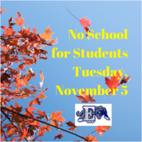 No School November 5th