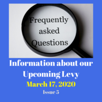 Frequently Asked Questions About the Upcoming Levy