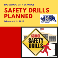 Safety Drills Planned (February 3-13)