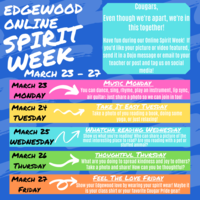 Edgewood Online Spirit Week (March 23-27)