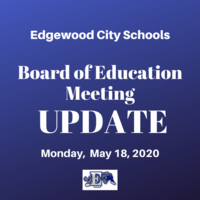 May Board of Education Meeting- May 18