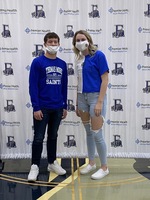 Congratulations to Callie Hunt and Nolan Boyle signing with Thomas More University