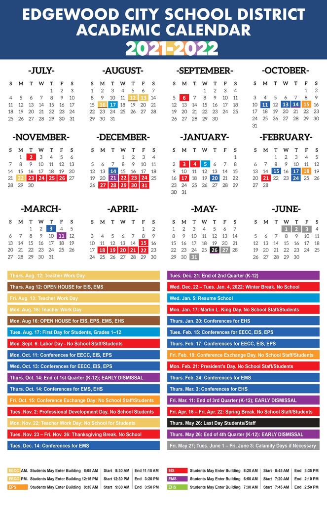 Ecsd Calendar Customize and Print