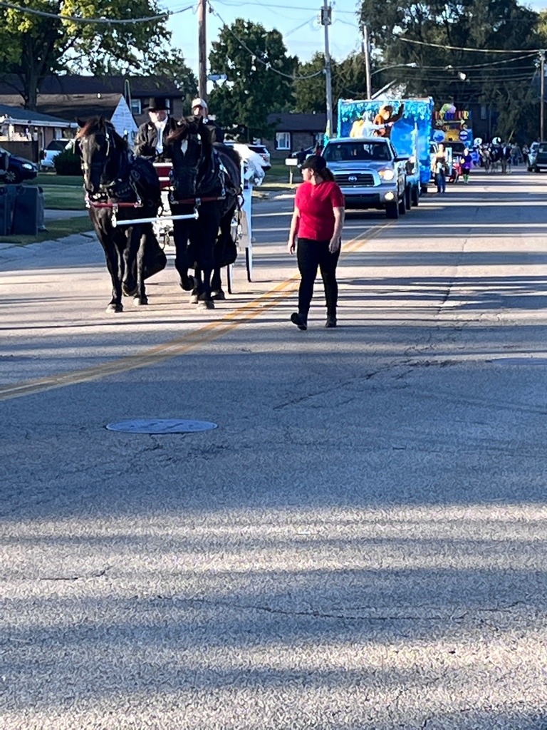 horse and carraige with grand marshall 