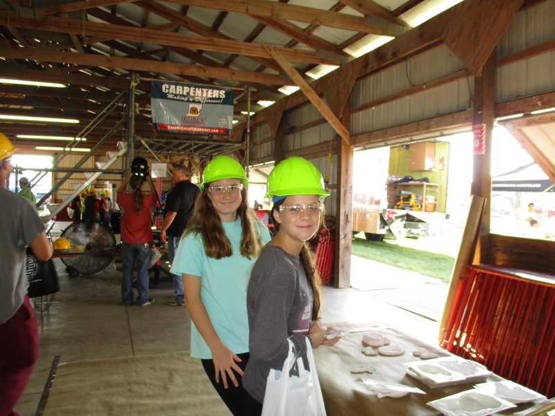 EMS students at OKI Construction event