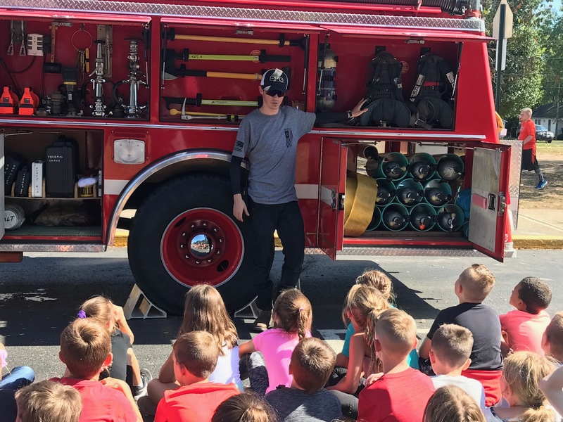 Fire Safety Week demonstration